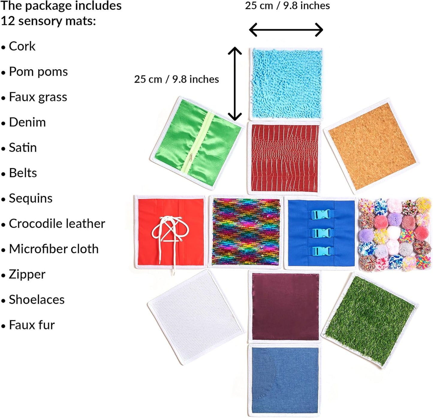 ODOXIA 12合1 兒童感統牆面板 12-in-1 Sensory Wall Panels Set 3