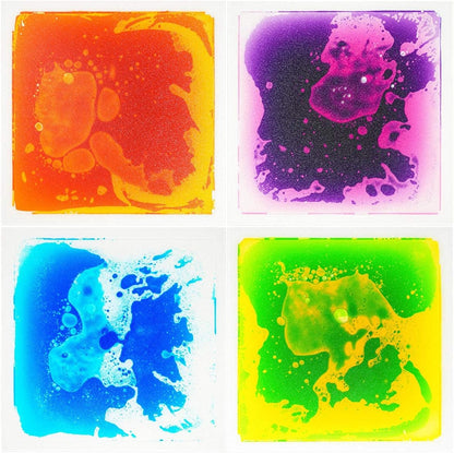 液體感統正方形地墊 四片裝 30cm/40cm/50cm Liquid Sensory Tiles 4-Pack