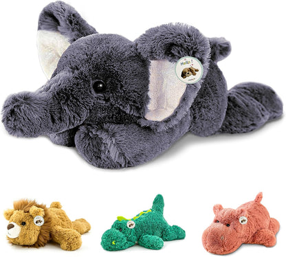 16吋 2磅灰色大象加壓玩偶 16" 2lbs Gray Elephant Weighted Stuffed Animal