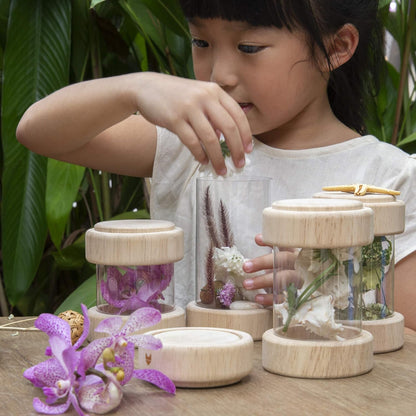 Guidecraft 透明探索寶藏筒 - 兒童感官觀察瓶 Treasure Tubes Clear - Sensory