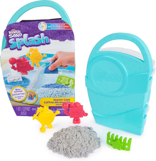 美國Kinetic Sand Splash Starter Case 變色玩沙組