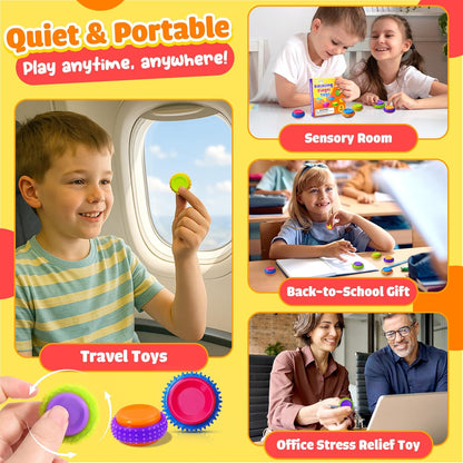 LESONG 紋理指尖陀螺套組 Textured Finger Spinner Toys
