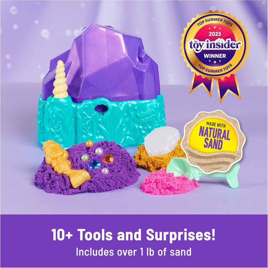 美國Kinetic Sand 美人魚水晶動力沙遊戲組 Mermaid Crystal Playset