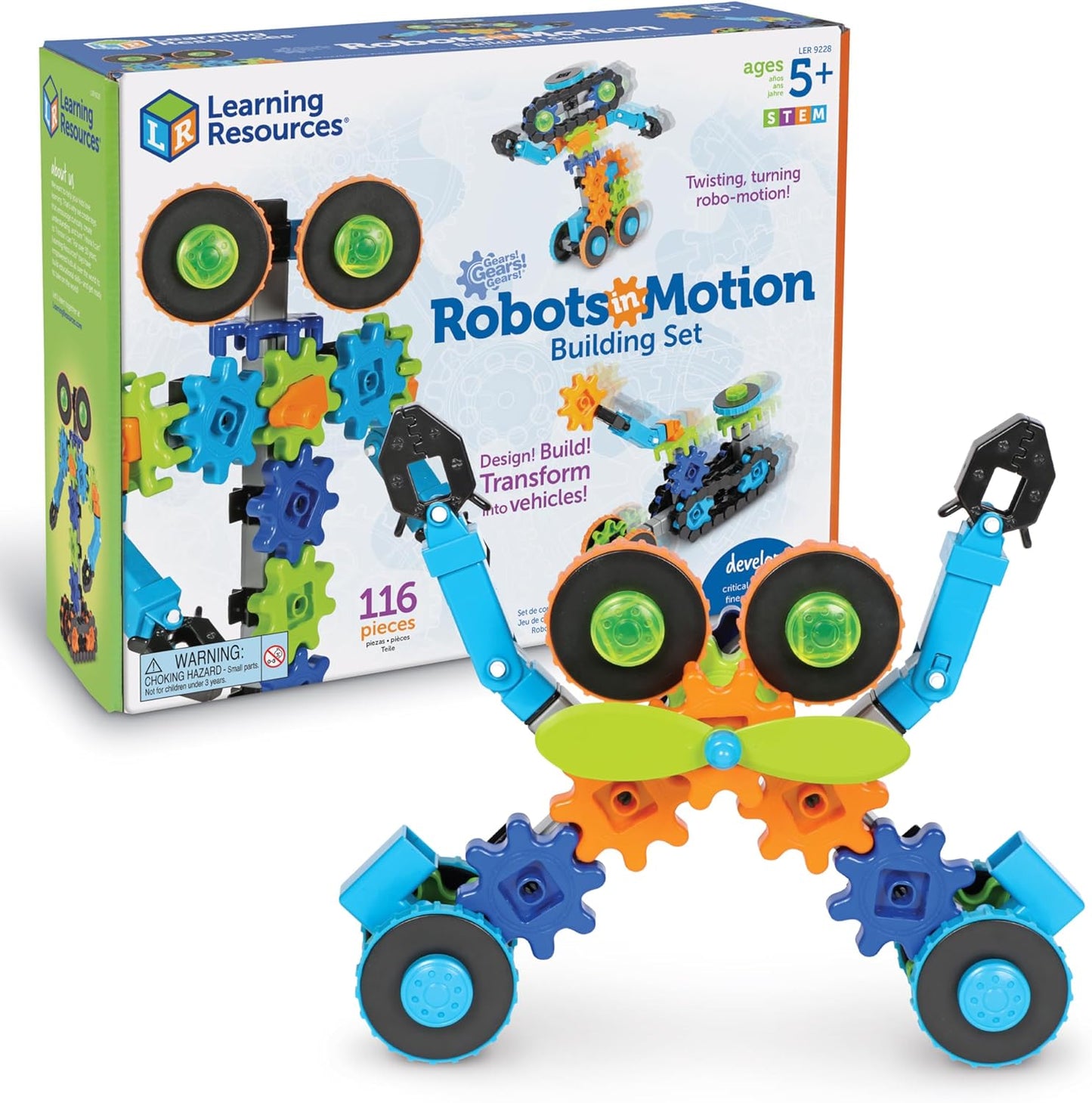 Learning Resources 機器人動能齒輪組 Robots in Motion