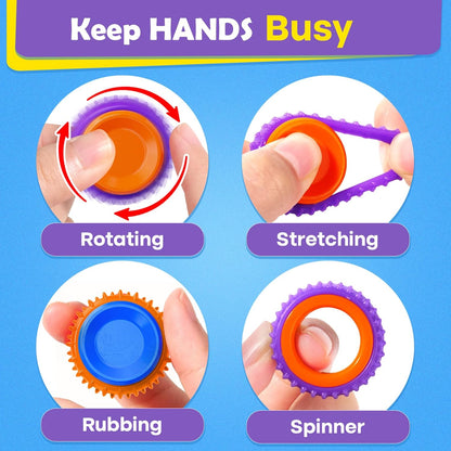 LESONG 紋理指尖陀螺套組 Textured Finger Spinner Toys