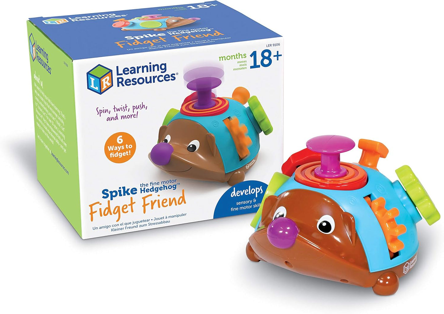 Learning Resources 刺蝟小尖峰安撫夥伴 Spike Fidget Friend