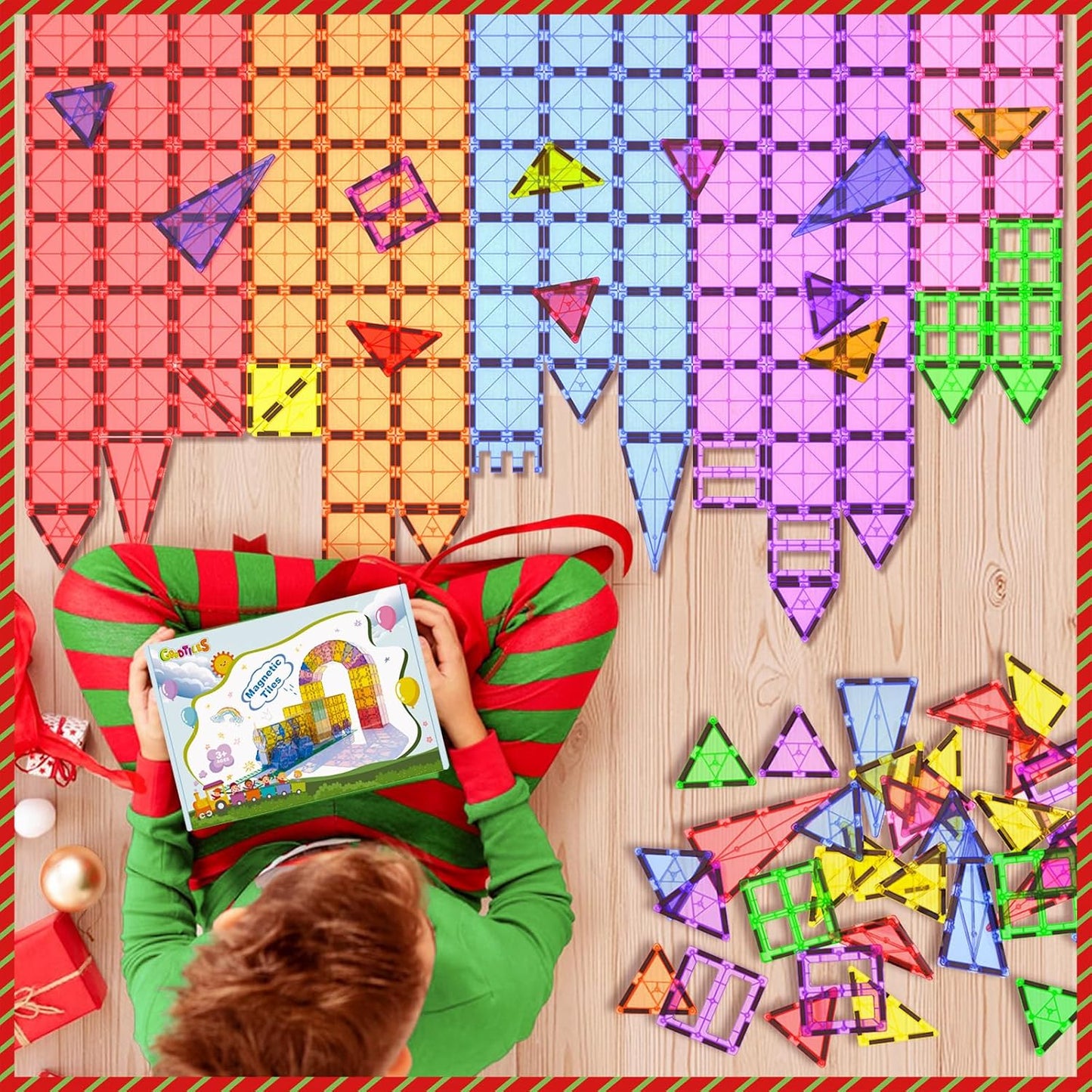 磁力片套裝 44件 Magnetic Tiles Set 44 PCS