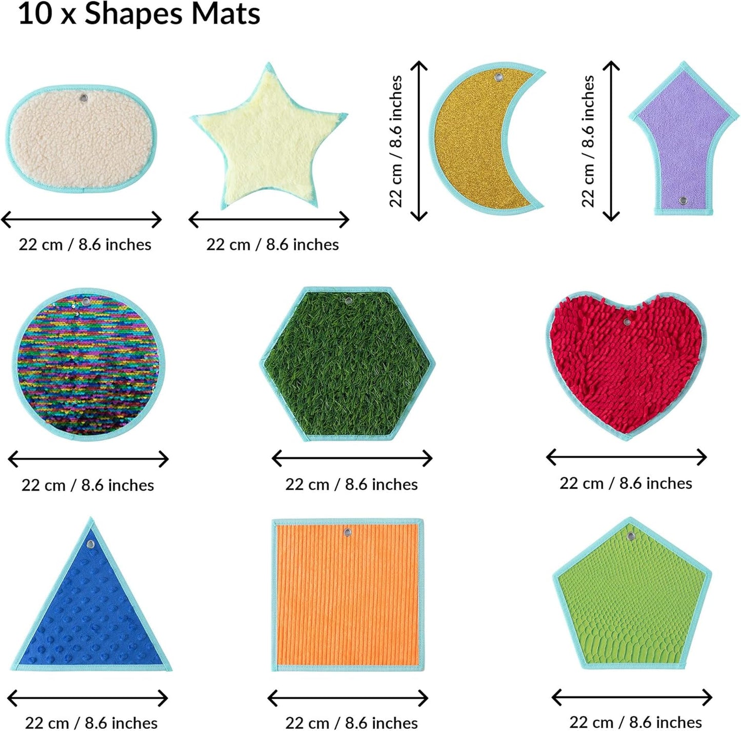 ODOXIA 感統形狀探索墊 Sensory Shape Mats