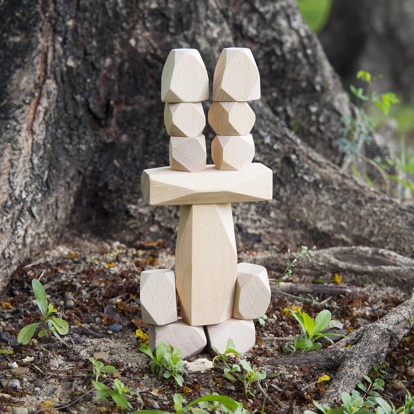 Guidecraft 木製立石積木組 Wood Stackers
