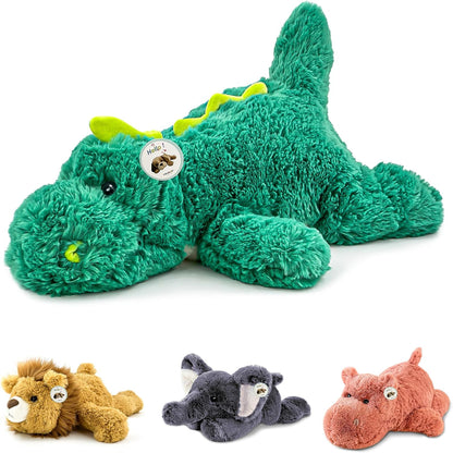 16吋 2磅綠色恐龍加壓玩偶 16" 2lbs Green Dinosaur Weighted Stuffed Animal
