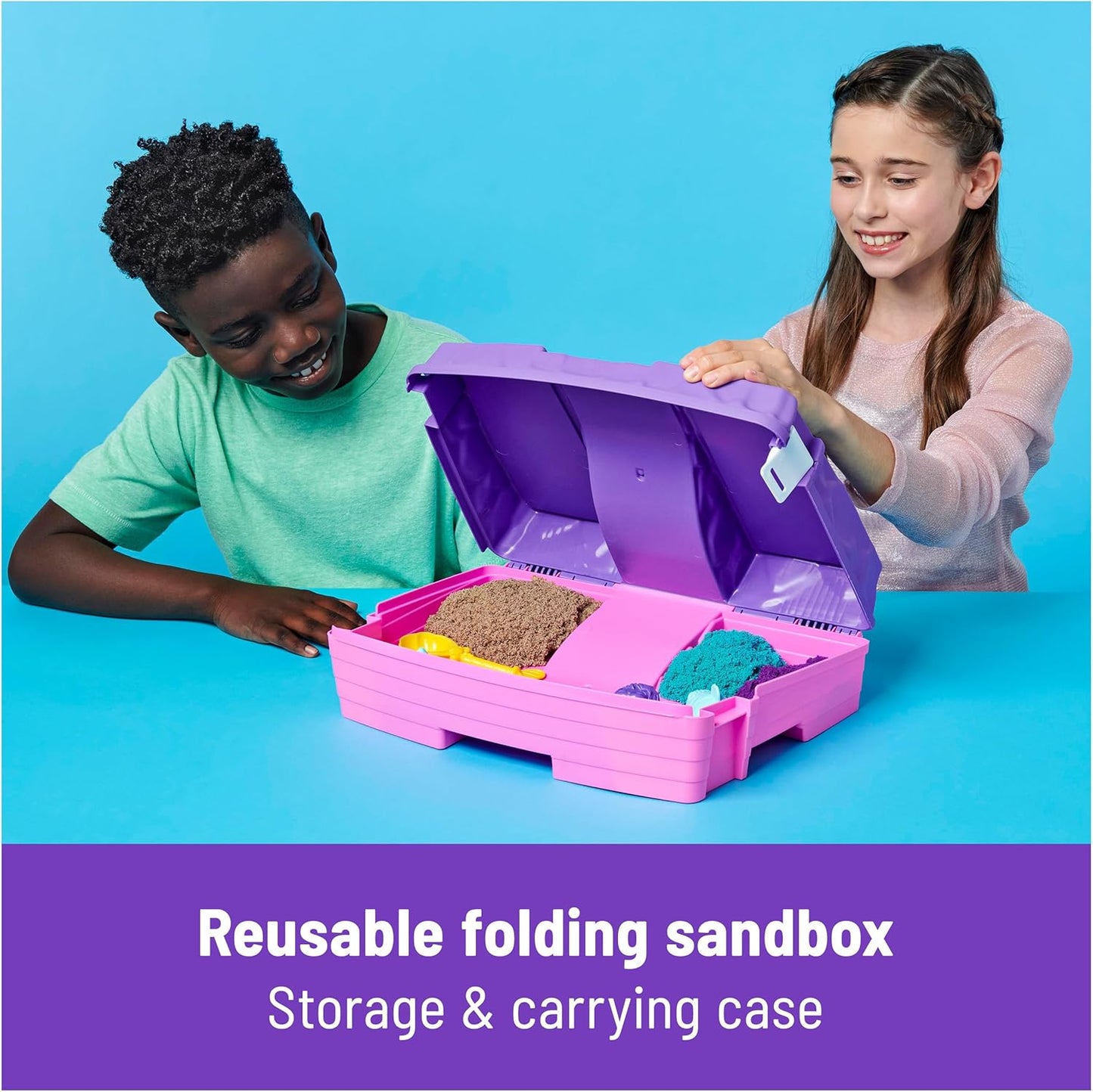 美國Kinetic Mermaid Palace 折疊沙盒玩沙組