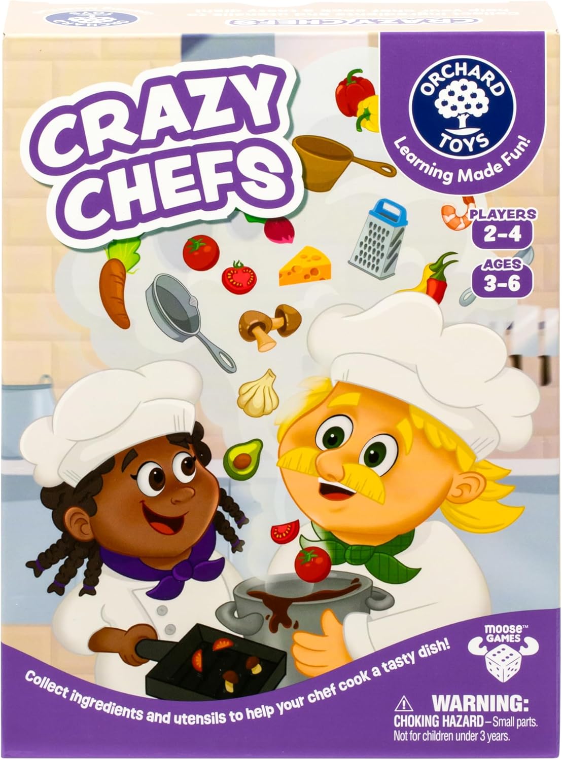 ORCHARD TOYS 瘋狂小廚神遊戲 Crazy Chefs Game