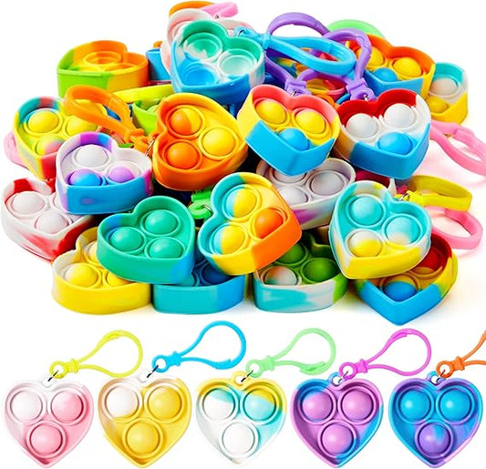 按壓鑰匙扣 30件 JOYIN Pop Fidget Keychain 30PCS