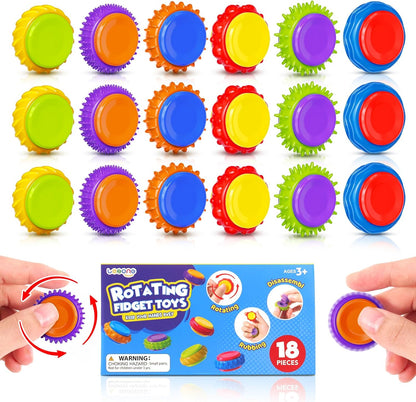 LESONG 紋理指尖陀螺套組 Textured Finger Spinner Toys