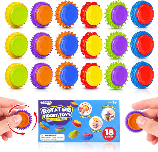 LESONG 紋理指尖陀螺套組 Textured Finger Spinner Toys