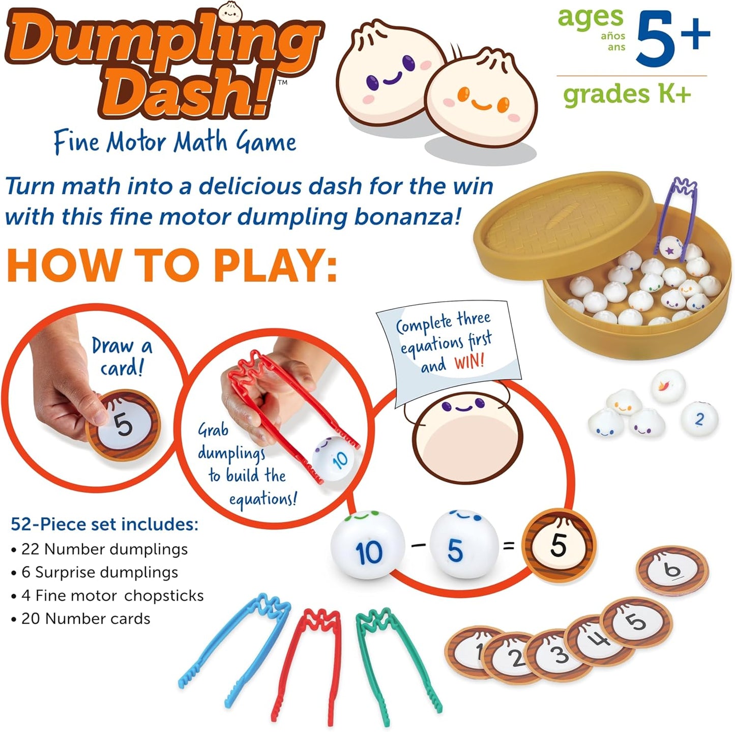 Learning Resources 餃子衝刺數學遊戲 Dumpling Dash