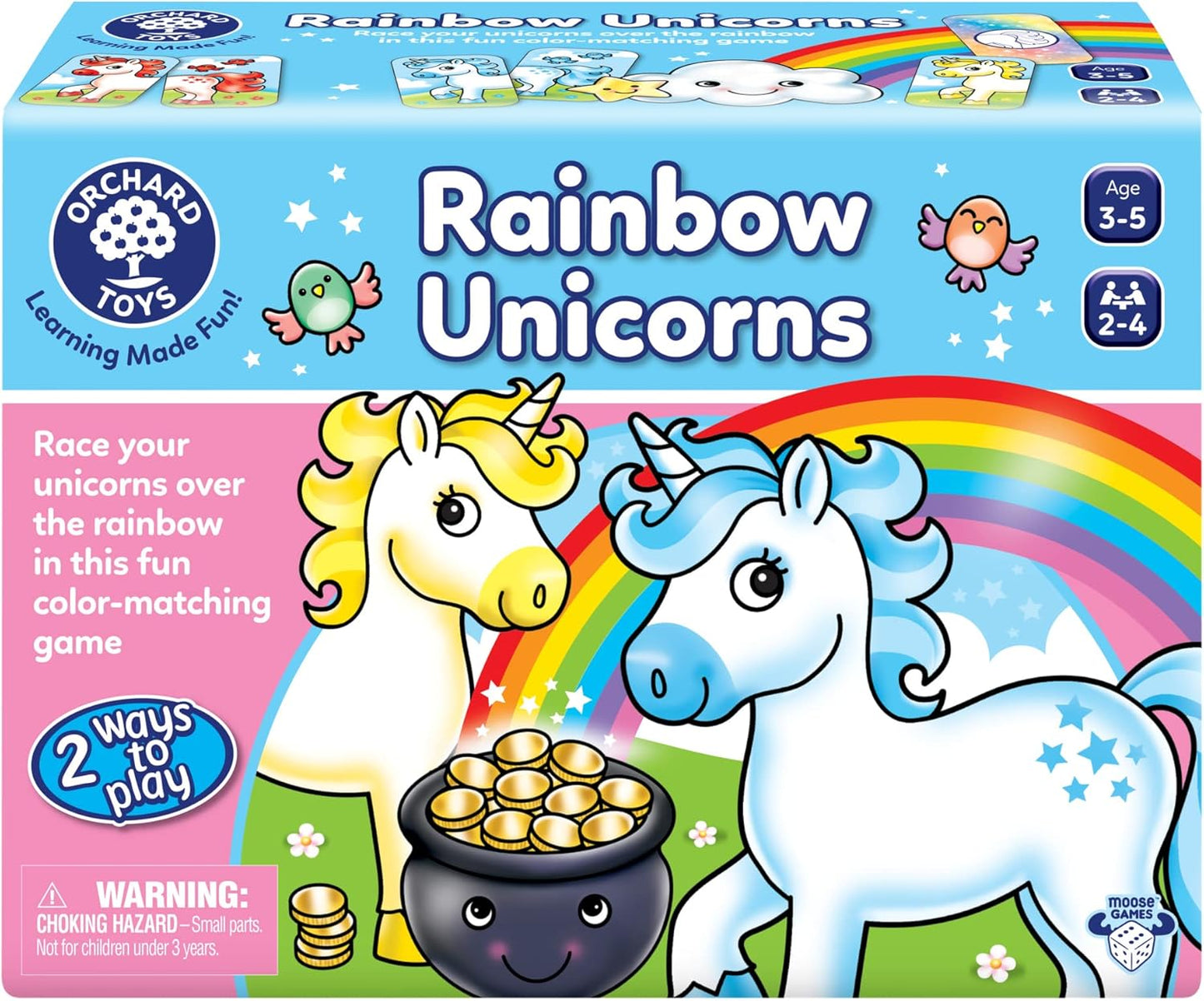 ORCHARD TOYS 彩虹獨角獸遊戲 Rainbow Unicorns Game