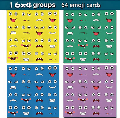 木製表情魔方益智遊戲 Wooden Expression Cube IQ Puzzle