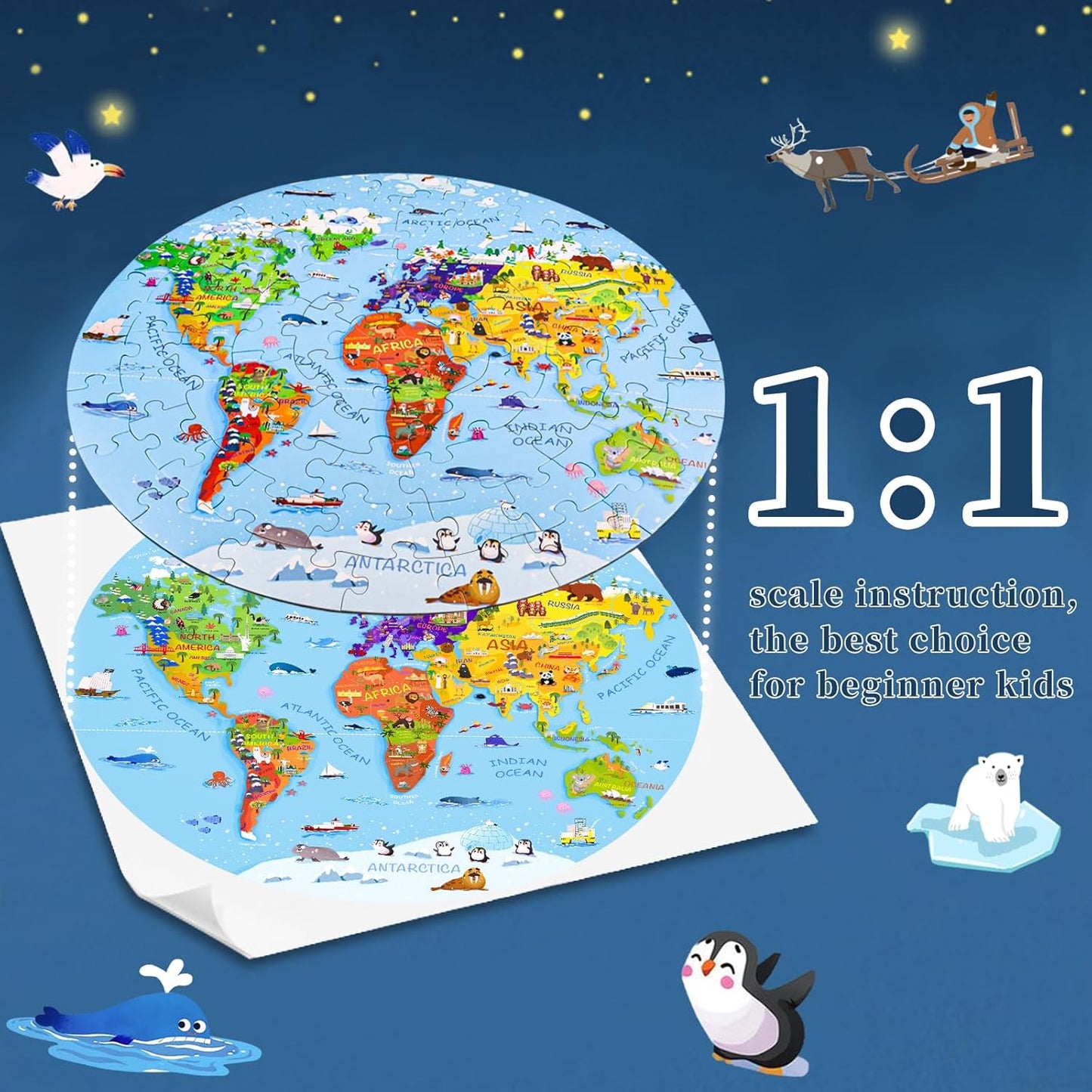世界地圖拼圖 World Map Jigsaw Puzzle