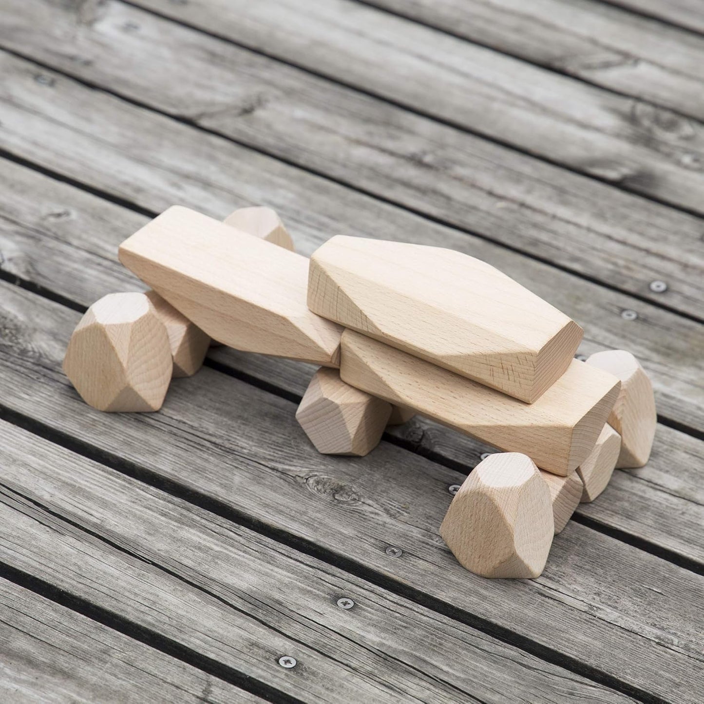 Guidecraft 木製立石積木組 Wood Stackers