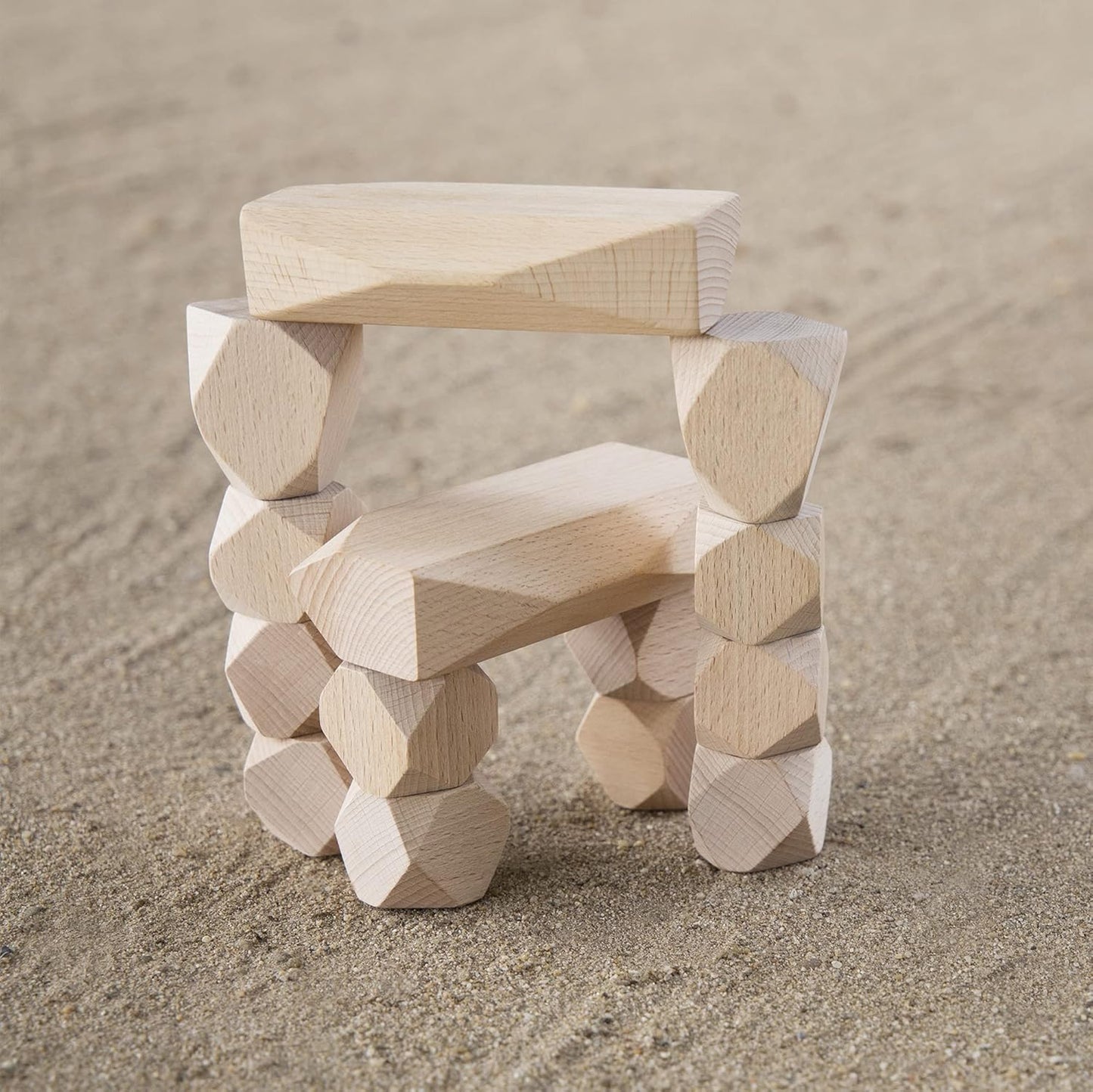Guidecraft 木製立石積木組 Wood Stackers