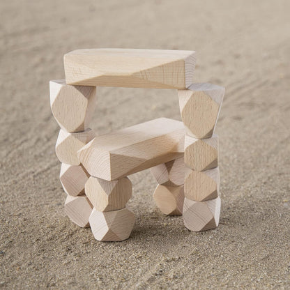Guidecraft 木製立石積木組 Wood Stackers