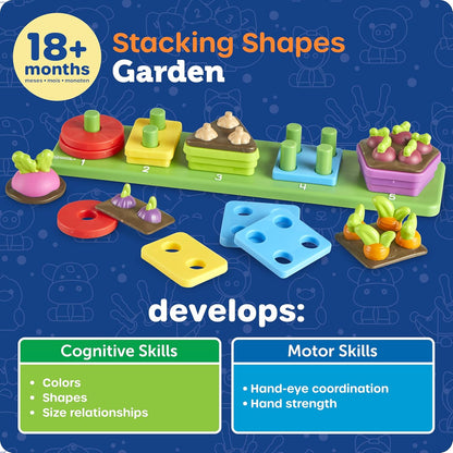 Learning Resources 形狀花園堆疊組 Stacking Shapes Garden