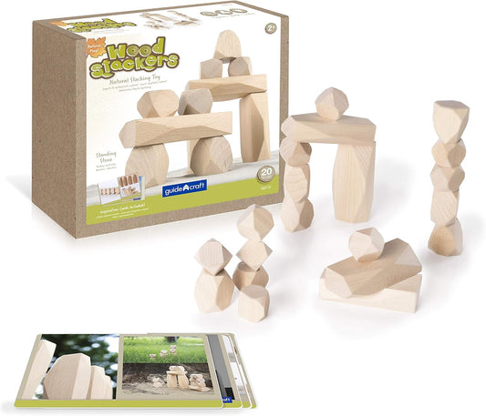 Guidecraft 木製立石積木組 Wood Stackers
