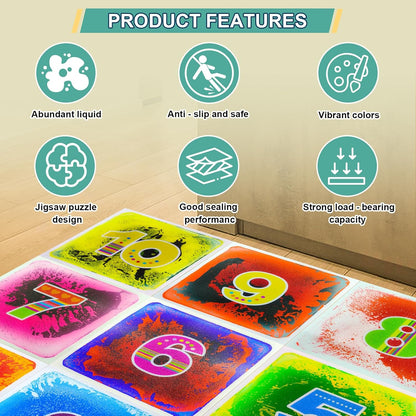 數字感統地墊10入組 30CM/40CM/50CM Number Sensory Mats 10-Pack
