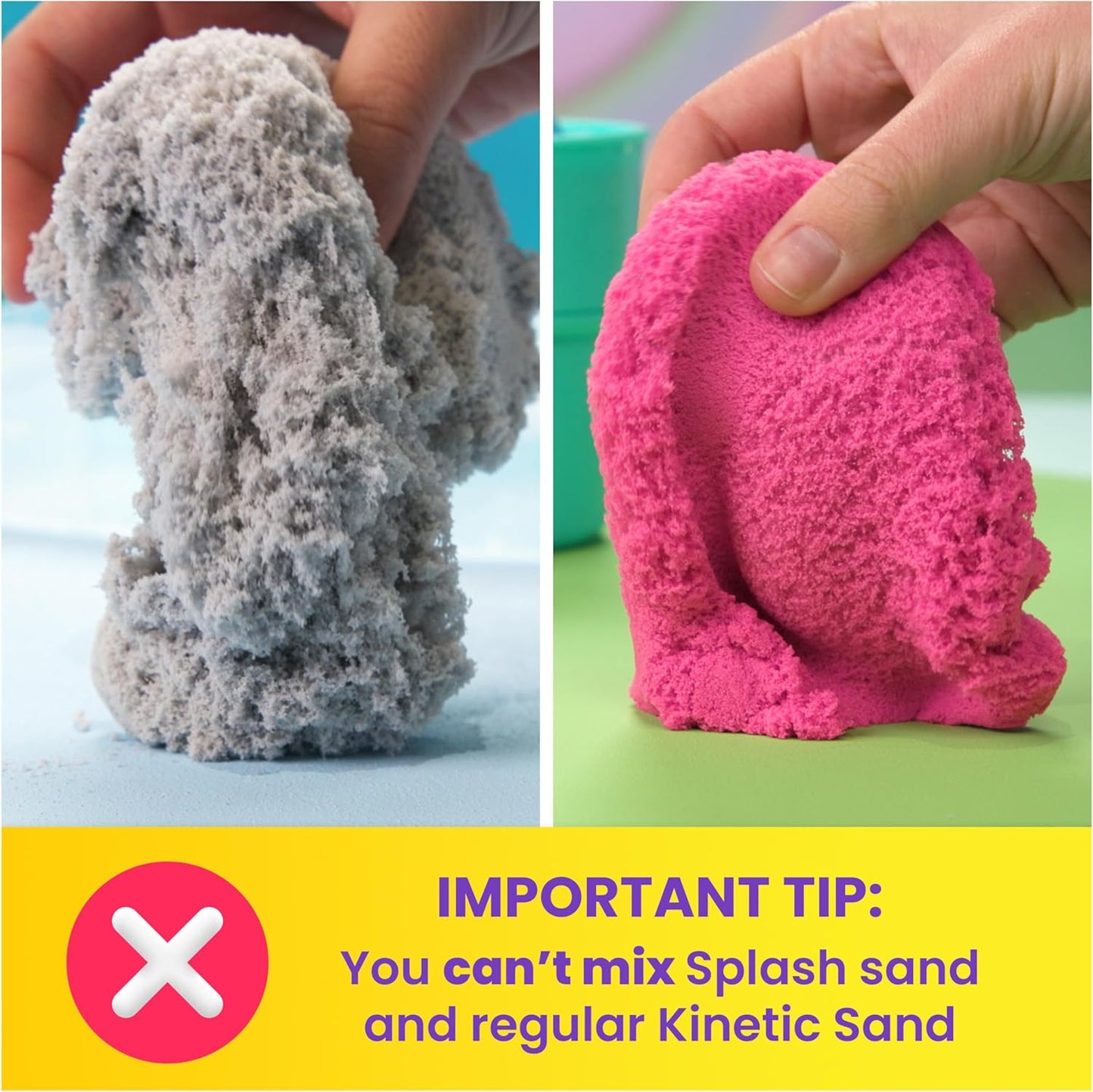 美國Kinetic Sand Splash 水中變色玩沙盒