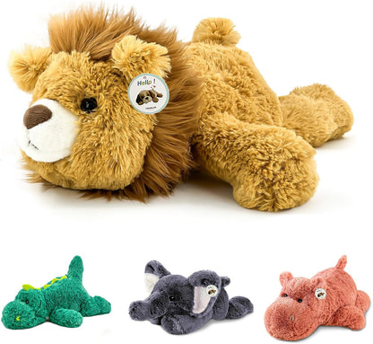 16吋 2磅黄色獅子加壓玩偶 16" 2lbs Yellow Lion Weighted Stuffed Animal
