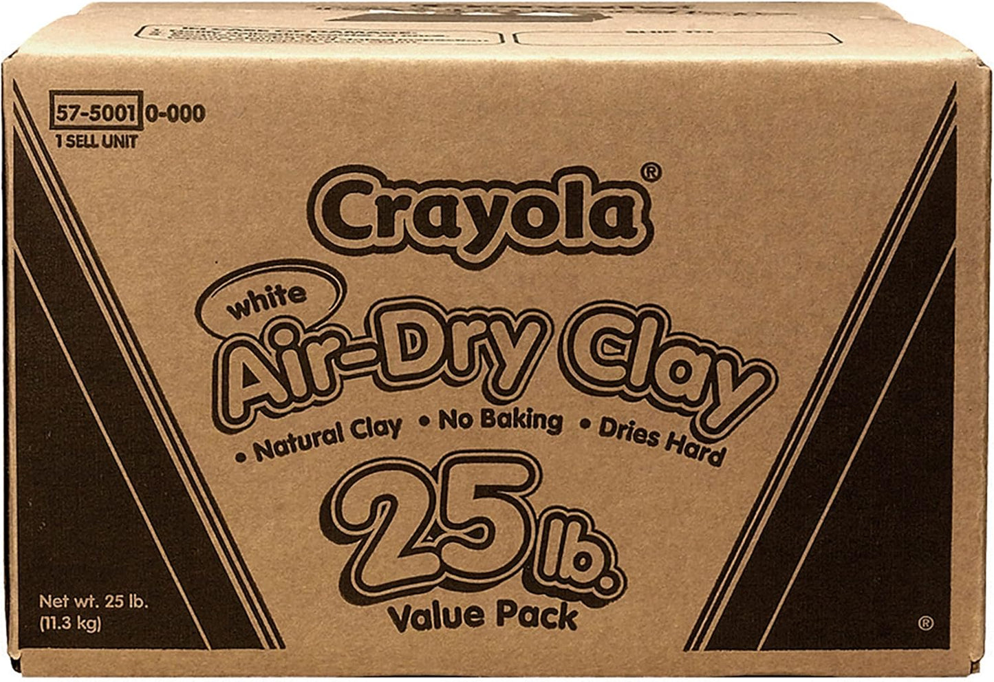 Crayola 白色風乾黏土25磅裝 Air Dry Clay 25lb Pack