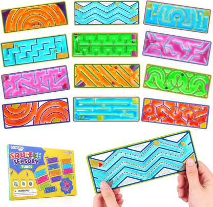 LESONG 迷宮凝膠感統玩具 Maze Gel Sensory Fidget Toys - 6/12 Pack