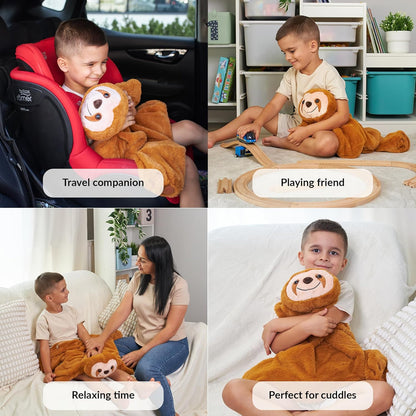 ODOXIA 樹懶感官承重墊 5磅 Sloth Weighted Lap Pad for Kids 5 lbs