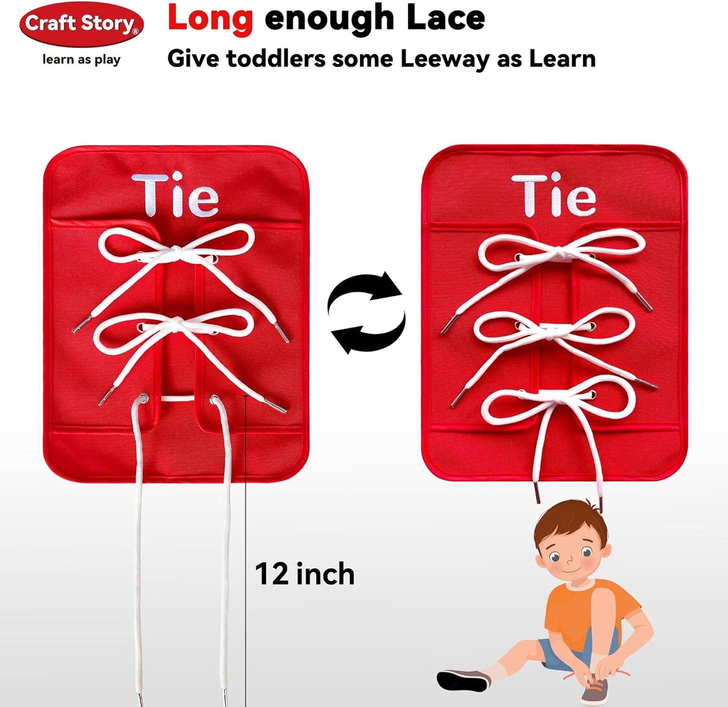 Craftstory 蒙特梭利生活技能學習板 Montessori Toddler Life Skills Learning Board