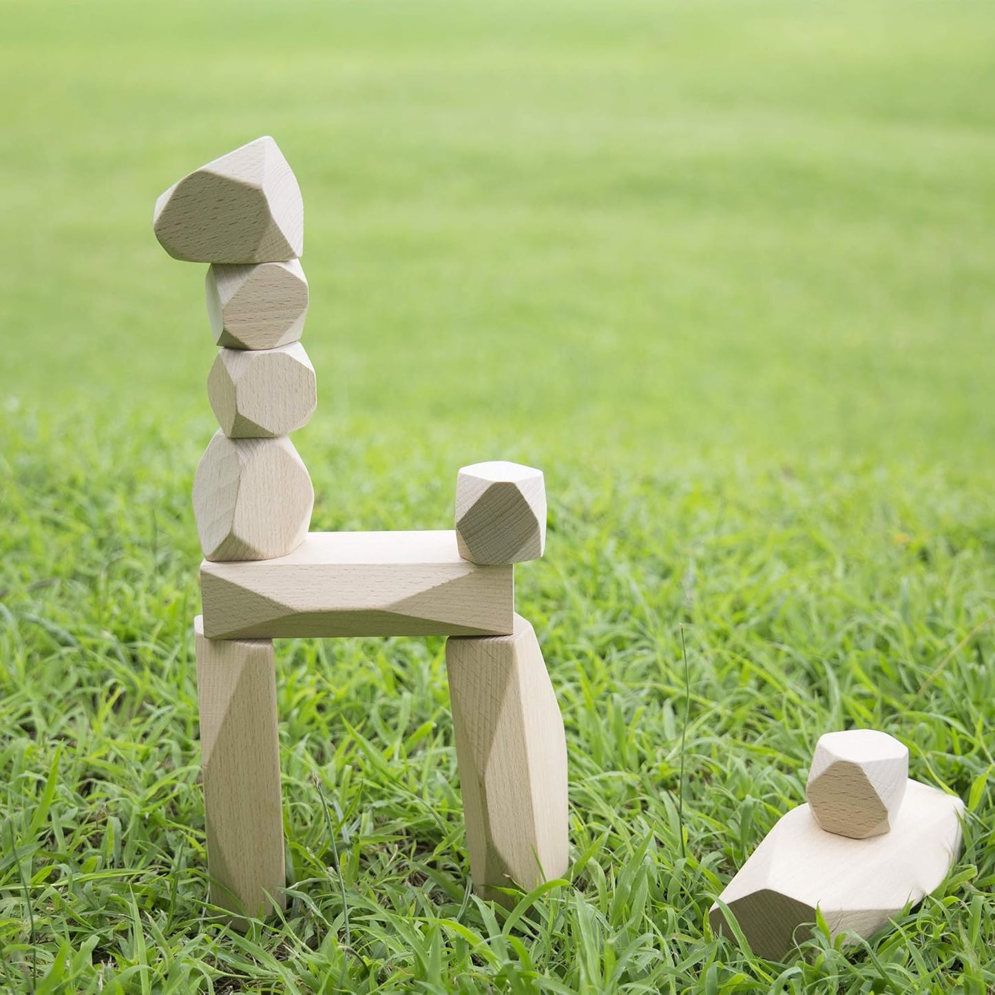 Guidecraft 木製立石積木組 Wood Stackers