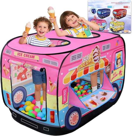 雪糕車造型兒童快開遊戲帳篷 Ice Cream Truck Pop-Up Play Tent