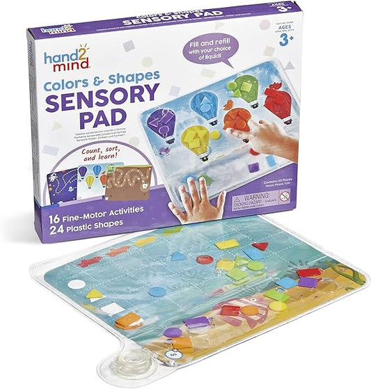 顏色與形狀感官探索墊 hand2mind Colors & Shapes Sensory Pad