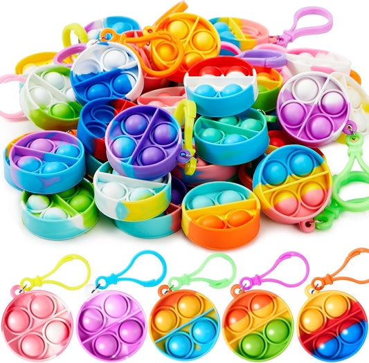 按壓鑰匙扣 30件 JOYIN Pop Fidget Keychain 30PCS