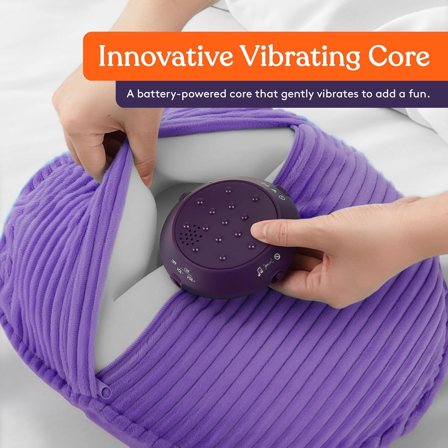 Special Supplies 震動感壓枕（粉紫款） Vibrating Sensory Pillow - Pink-Purple