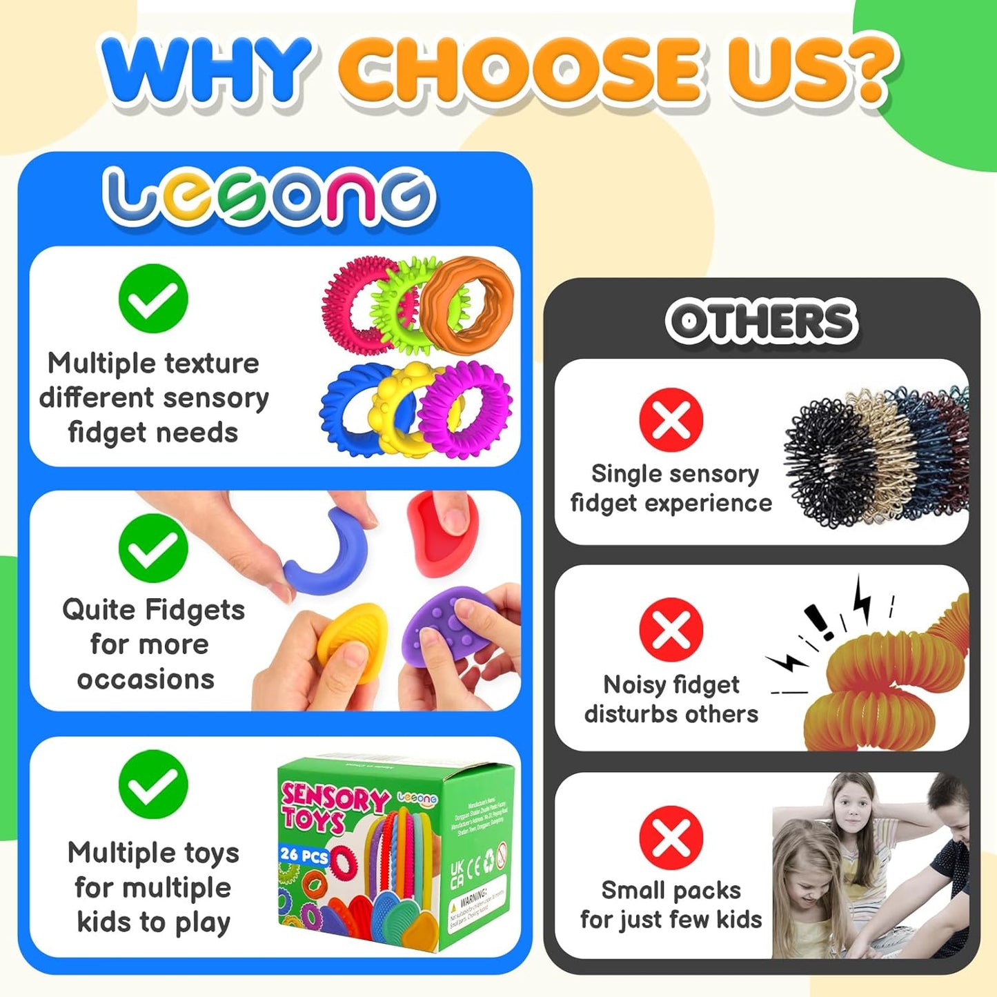 LESONG 全感紓壓寶盒 Complete Sensory Calming Kit – 26 Pieces