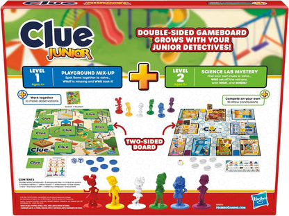 Clue Junior 兒童版 2-6人推理偵探遊戲 校園情境 Mystery Games for Kids School-day