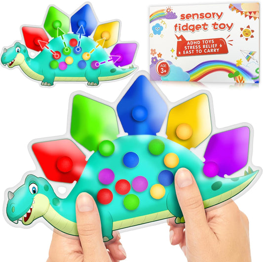 恐龍顏色分類感統玩具 Dinosaur Color Sorting Toy