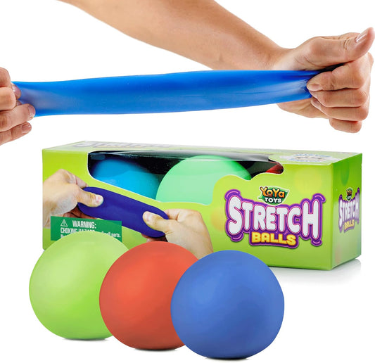 拉抻減壓球三件套 YoYa Toys Pull &amp; Stretch Stress Balls