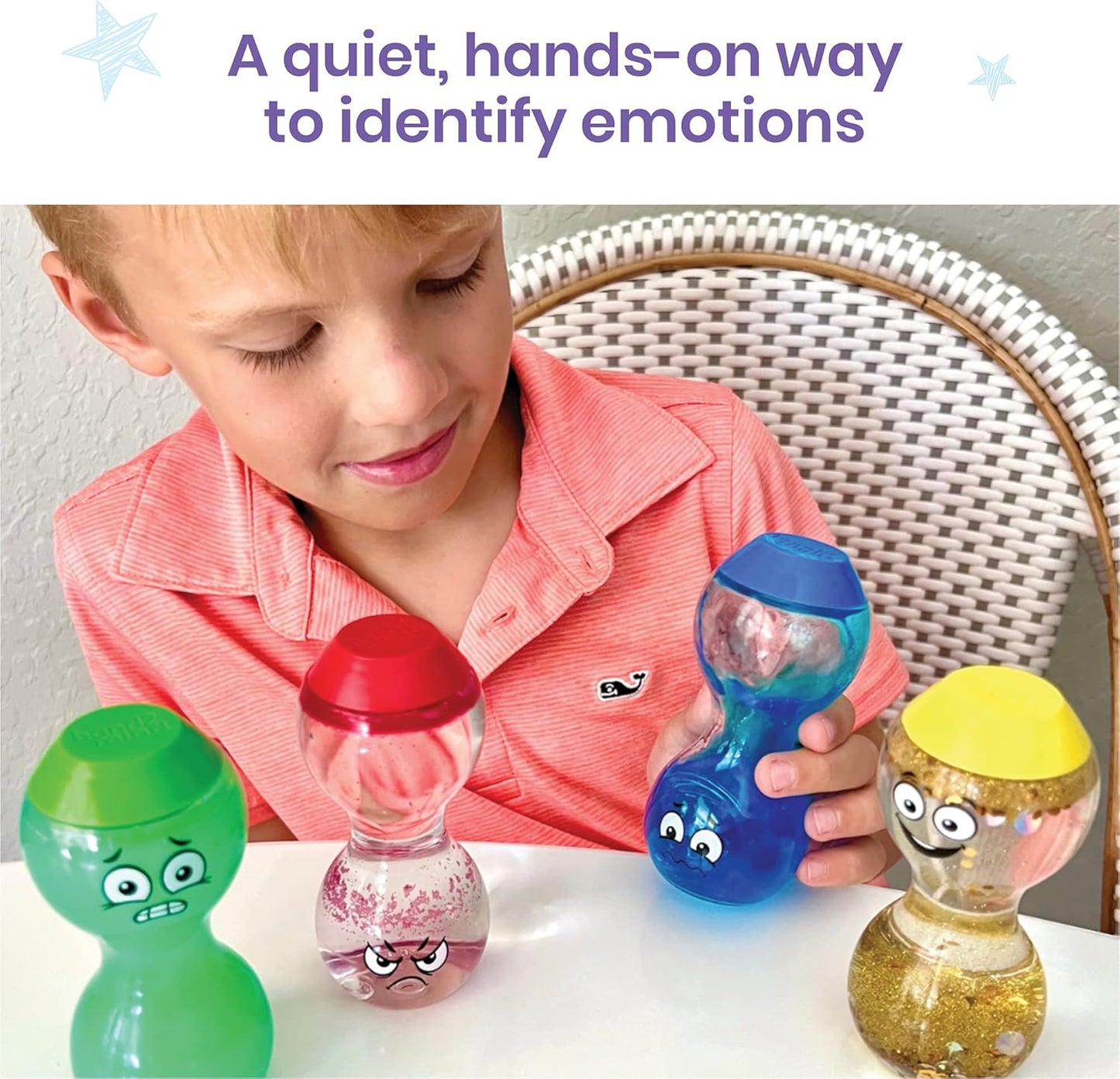 hand2mind 感官安撫管四件套 Sensory Fidget Tubes (4-Pack)
