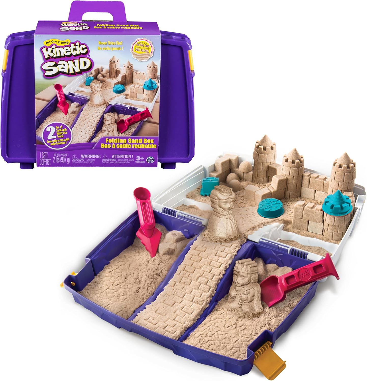 美國Kinetic Folding Sand Box 折疊沙盒玩沙組