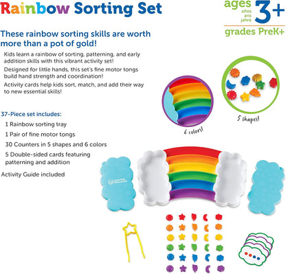 Learning Resources 彩虹分類組 Rainbow Sorting Set