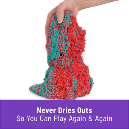 美國Kinetic Sand Mold n’ Flow 創意塑形玩沙組