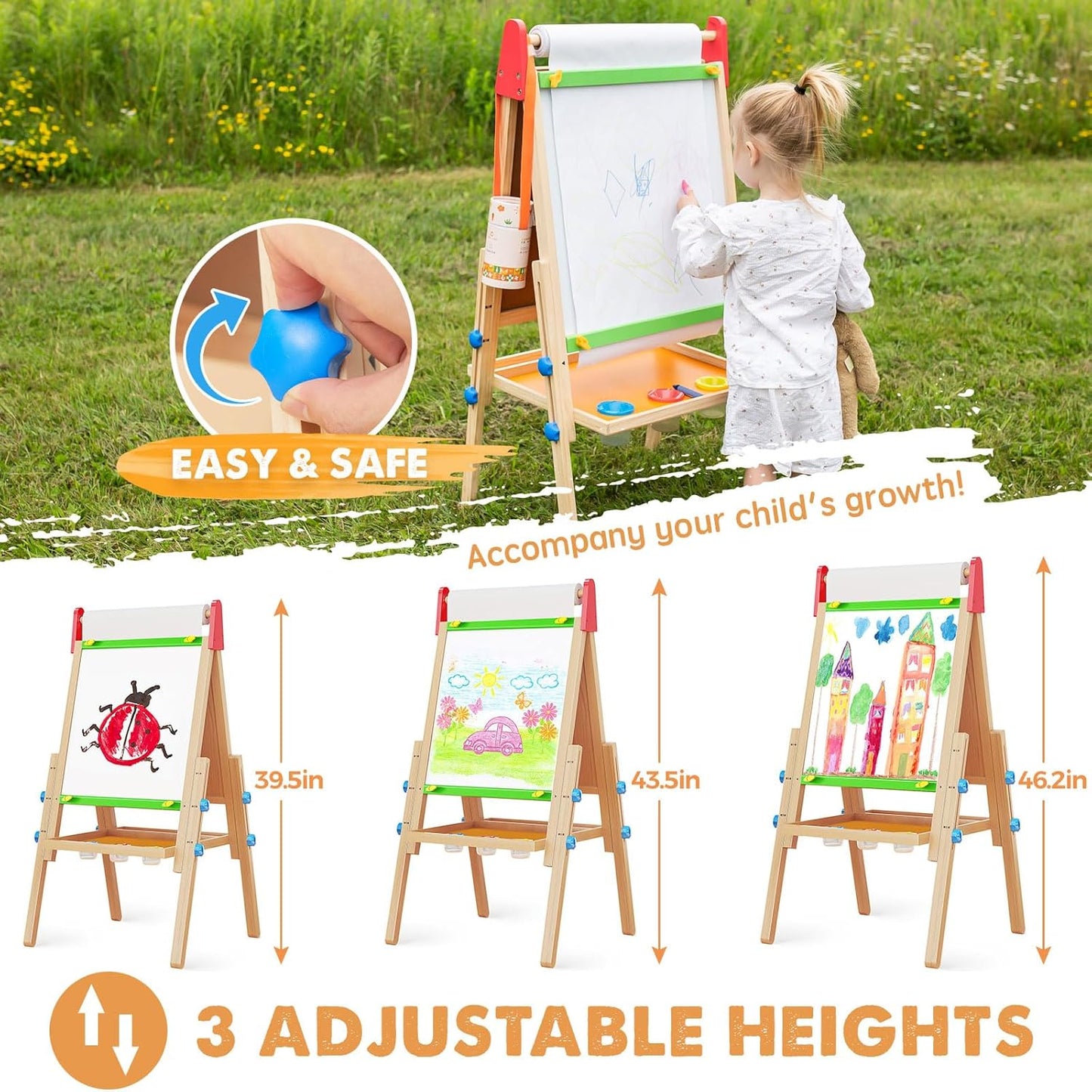 Tiny Land 雙面磁性畫架 Dual-Side Easel