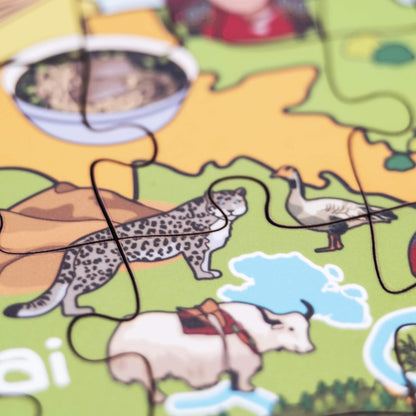 中國地圖木製拼圖 China Map Wooden Jigsaw Puzzle